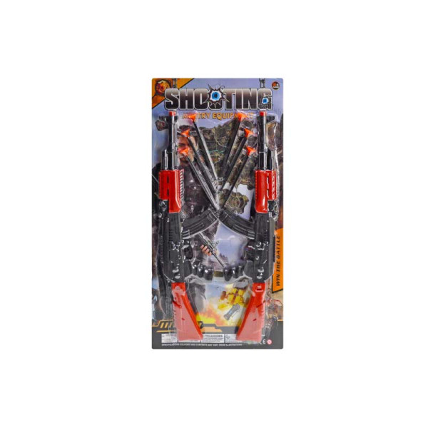 Набір зброї на присосках на блістері 168-5 Набір зброї на присосках на блістері 168-5