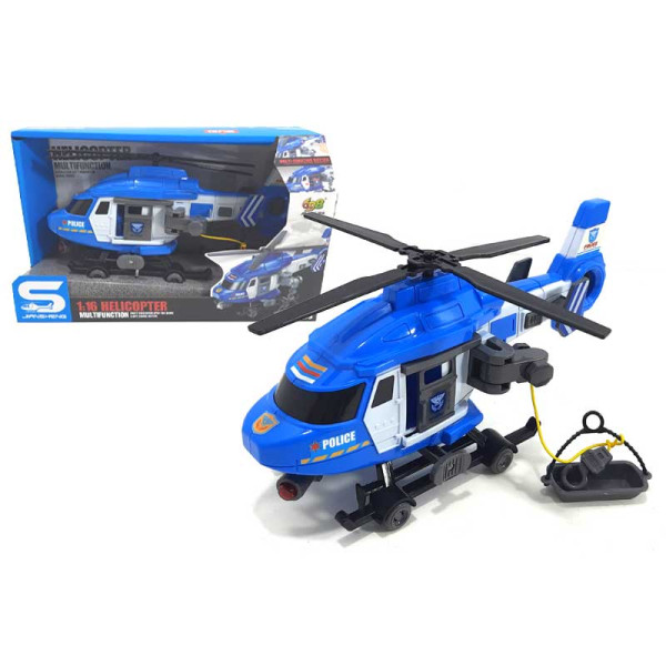 Вертоліт поліцейський інерційний озвучений зі світлом в коробці JS128B р JS128B Вертоліт поліцейський інерційний озвучений зі світлом в коробці JS128B р JS128B