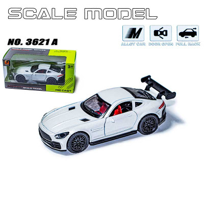 Машинка Scale model 3621A white 3621A white