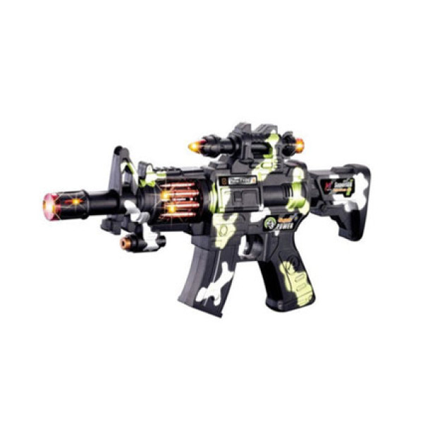 Автомат на батарейках зі світловим ефектом 8685