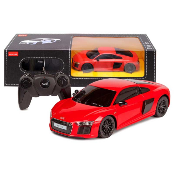Машина "Audi R8" на радіокеруванні в коробці р.38.5*12*10см. 72300