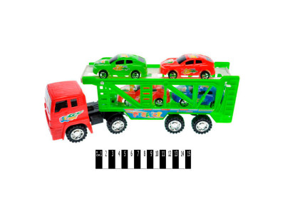 Автовоз інерційний 4 машинки 16 Автовоз інерційний 4 машинки 16