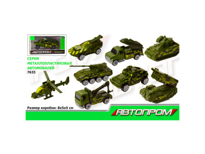 Машина мет. АВТОПРОМ 1: 648 видів короб. 8*5*5см 7633 Машина мет. АВТОПРОМ 1: 648 видів короб. 8*5*5см 7633