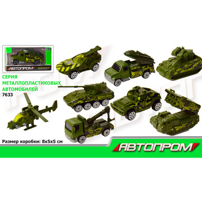 Машина мет. АВТОПРОМ 1: 648 видів короб. 8*5*5см 7633 Машина мет. АВТОПРОМ 1: 648 видів короб. 8*5*5см 7633