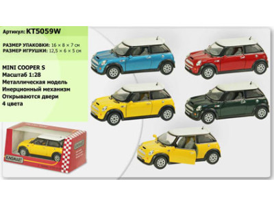Машина Kinsmart "COOPER S" KT5059W