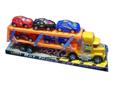 Трейлер 2-х поверховий 5 машинок під слюдою 214A