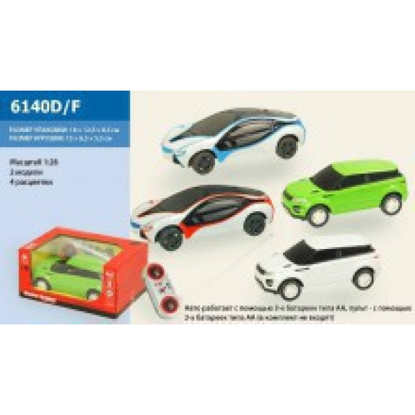 Машина на радіокеруванні "Sity" 2 види 6140D/F