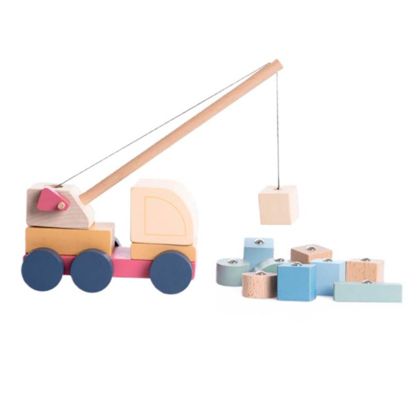 Машинка CUBIKA "Авто-кран" 2 із дерева 15917 Машинка CUBIKA "Авто-кран" 2 із дерева 15917