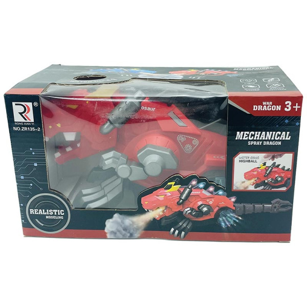 Фігрка динозавр зі звуком і світлом ZR135-2_Red