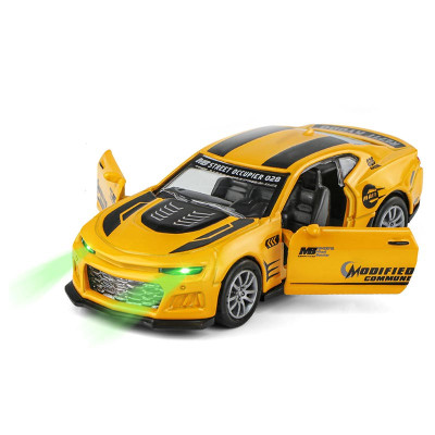Машинка HORNET 1:32 металева інерційна з світлом і звуком K175B12_Yellow