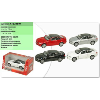 Машина Kinsmart "BMW M3 Coupe" KT5348W Машина Kinsmart "BMW M3 Coupe" KT5348W