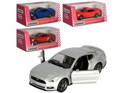 Модель легкова "FORD MUSTANG GT (2015) метал (відчиняються двері) KT5386W Модель легкова "FORD MUSTANG GT (2015) метал (відчиняються двері) KT5386W