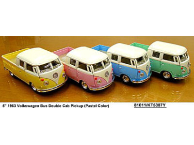 Автобус "1963 Volkswagen Bus Double-Cab Pickup" інерційний KT5387WY