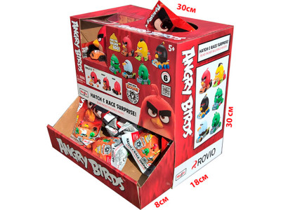 Машинка іграшкова збірна Angry Birds, в асортименті 6 видів, пакет-сюрприз 23034