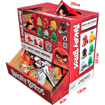 Машинка іграшкова збірна Angry Birds, в асортименті 6 видів, пакет-сюрприз 23034