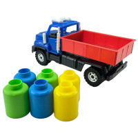 Машина Оріон Вантажівка Камакас 22 см з вантажем 153_Blue-Red