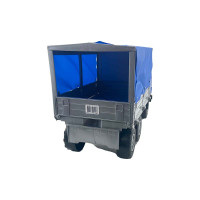 Машинка Оріон Х2 з тентом 488_Blue-Gray-Blue Машинка Оріон Х2 з тентом 488_Blue-Gray-Blue