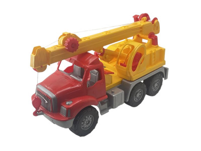 Машинка-кран "Магірус" 0503_Red-Yellow