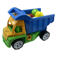 Машинка "Алекс" з маленькими кульками 087_Yellow-Blue Машинка "Алекс" з маленькими кульками 087_Yellow-Blue