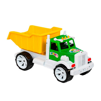 Машина Бамсик самоскид 3688_Green-Yellow