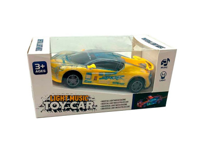 Машинка Легкова інерційна зі світлом 866-13/866-12_Yellow