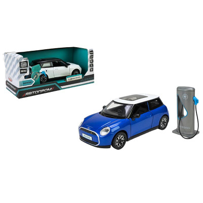 Машинка Автопром 1:36 MINI COOPER зі світлом ів звуком 68739_Blue