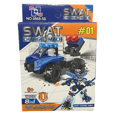 Машинка частина робота з 8 машинок 0868-58_series1