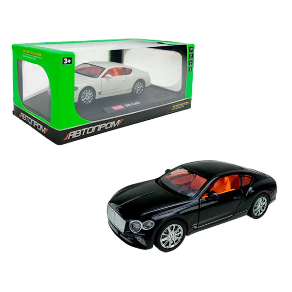 Машинка Автопром 1:24 зі світлом і звуком металева AP7715_Black