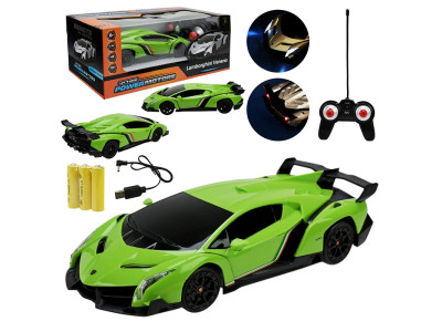Машина "Powermotors" Lamborghini Veneno 1:24 на радіокеруванні PM2410 GREEN Машина "Powermotors" Lamborghini Veneno 1:24 на радіокеруванні PM2410 GREEN