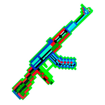 Зброя Minecraft Автомат АК-2026_Green