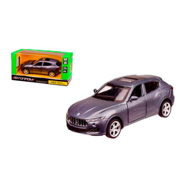 Машина мет.АВТОПРОМ 1:43 Maserati Levante SUV2 кольори відк.двері короб. 4321_Gray Машина мет.АВТОПРОМ 1:43 Maserati Levante SUV2 кольори відк.двері короб. 4321_Gray