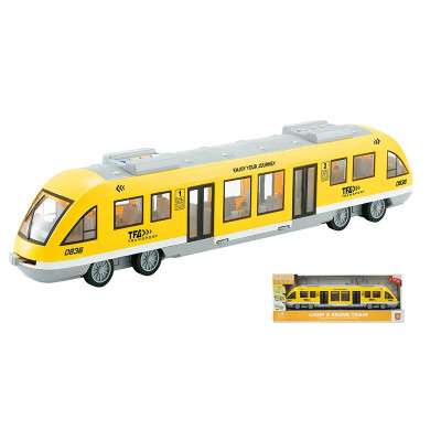 Інерційний потяг зі світлом і звуком WY920B Інерційний потяг зі світлом і звуком WY920B