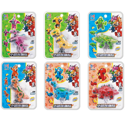 Конструктор Динозавр трансформер 6в1 частина робота 2110B