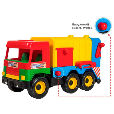 Сміттєвоз "Middle truck" 39224_Red-Yellow-Blue