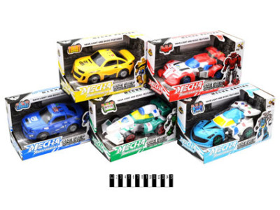 Трансформер музичний (трансформується в машину) у коробці D622-H043/044/045/046/047