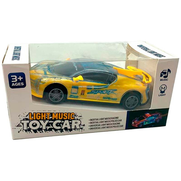 Машинка Легкова інерційна зі світлом 866-13/866-12_Yellow Машинка Легкова інерційна зі світлом 866-13/866-12_Yellow