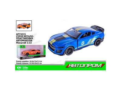 Машина мет. АВТОПРОМ 1:32 відчиняются двері AP74221_Blue Машина мет. АВТОПРОМ 1:32 відчиняются двері AP74221_Blue