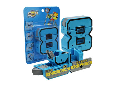 Фігурка Трансформер машинка цифра пластикова 188-47Y_series8 Фігурка Трансформер машинка цифра пластикова 188-47Y_series8