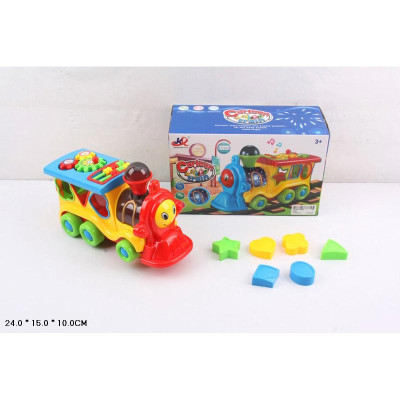 Паровозик зі світолм і звуком музчний 3204 Паровозик зі світолм і звуком музчний 3204