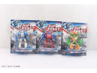 Трансформер-робот на аркуші (3 види) 015-2