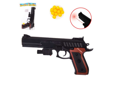 Пістолет дитячий лазер у пакеті на кульках P298+ Пістолет дитячий лазер у пакеті на кульках P298+