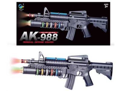 Автомат зі світловими і звуковими ефектами в коробі AK-988 Автомат зі світловими і звуковими ефектами в коробі AK-988