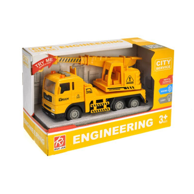 Машина з краном інерційна озвучена зі світлом RJ6824-4 RJ6824-4 Машина з краном інерційна озвучена зі світлом RJ6824-4 RJ6824-4