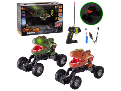 Машина Динозавр на радіокеруванні зі світлом 2 кольори в асортименті 068-20 Машина Динозавр на радіокеруванні зі світлом 2 кольори в асортименті 068-20