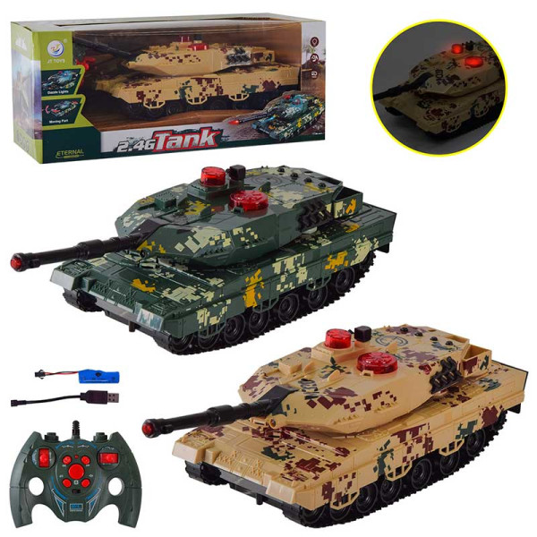 Танк на радіокеруванні JT Toys зі світлом 2 види в асортименті JT643 Танк на радіокеруванні JT Toys зі світлом 2 види в асортименті JT643