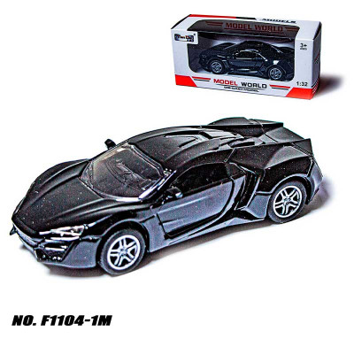 Машинка Tian Du model WORLD F1104-1M black світло, звук F1104-1M <br />black