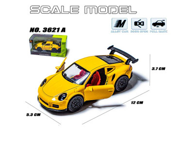 Машинка Scale model 3621A yellow 3621A yellow Машинка Scale model 3621A yellow 3621A yellow