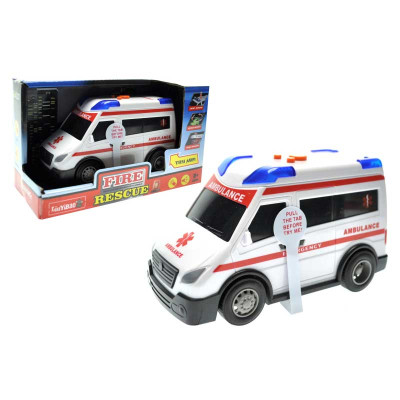 Машина "Швидка допомога" інерційна озвучена зі світлом 2022D Машина "Швидка допомога" інерційна озвучена зі світлом 2022D