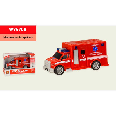 Машина батаре. "Швидка допомога" світло звук WY670B