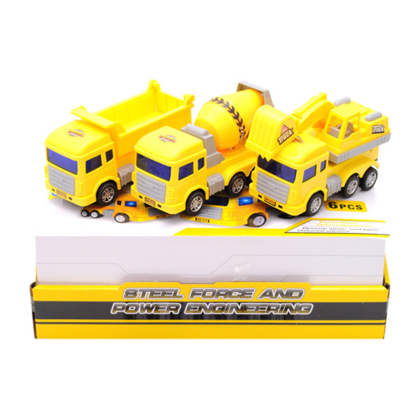 Вантажівка інерційна озвучені світ. ефекти 32х23х10.5 см 2272 Вантажівка інерційна озвучені світ. ефекти 32х23х10.5 см 2272